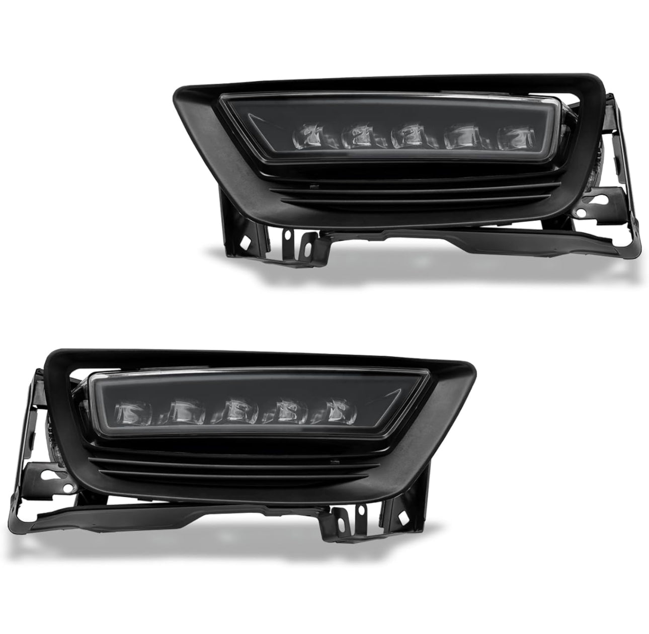 LED Fog Lights Fits for 2013-2015 Honda Accord 4 Door Sedan w/Switch Wirning Harness Clear Lens(1 set)