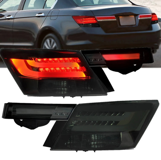 VLAND LED Tail Lights Rear Brake Lamps For Honda Accord 2008-2013 4 Pieces.