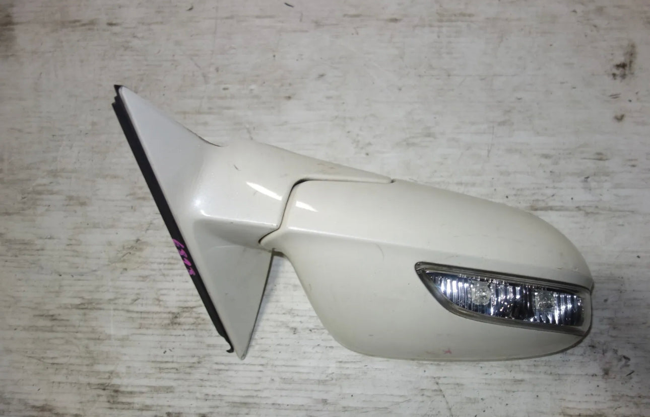 JDM Honda Accord White Power Folding Door Mirror & Switch Signal Light 2008-2012