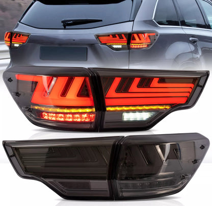 VLAND LED TAILLIGHTS FOR 2014-2019 Toyota Highlander w/Start Up Animation Set