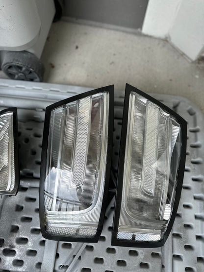 Black/Metallic 2008-2012 Audi A5/S5 Clear Tail Lights