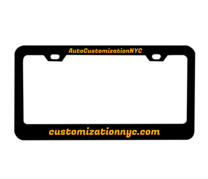 AUTO CUSTOMIZATION NYC Customized Design Metal Car License Plate 12"x6" in Different Color Ways.